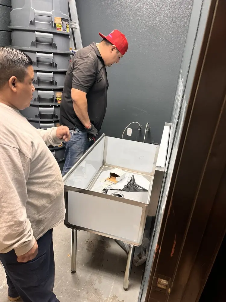 Commercial plumbing and sink installation in Pinehurst